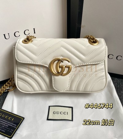 GUCCI GG MARMONT SMALL SHOULDER BAG 22X6X13CM 446744 MASTER QUALITY